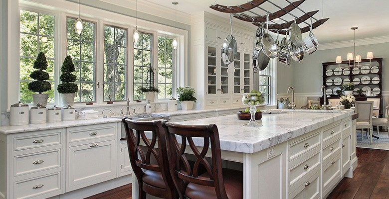 Beautiful Kitchen with Cabinets