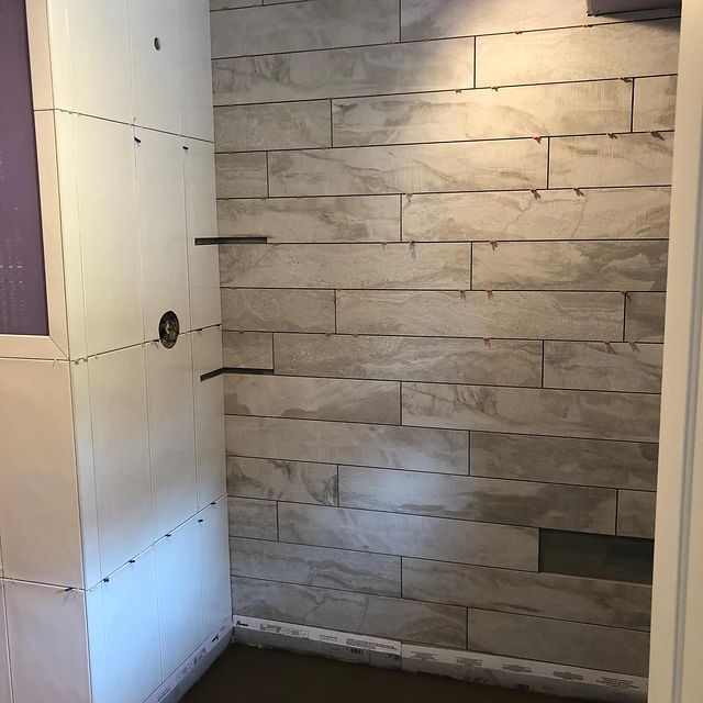 Bathroom With Beautiful Tiles